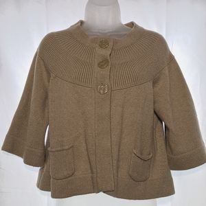 Apostrophe Cardigan Tan